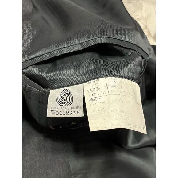 CANALI MEN'S Sports Coat Luxury Gray 100% Wool Made in Italy Size 44 R - Picture 8 of 10